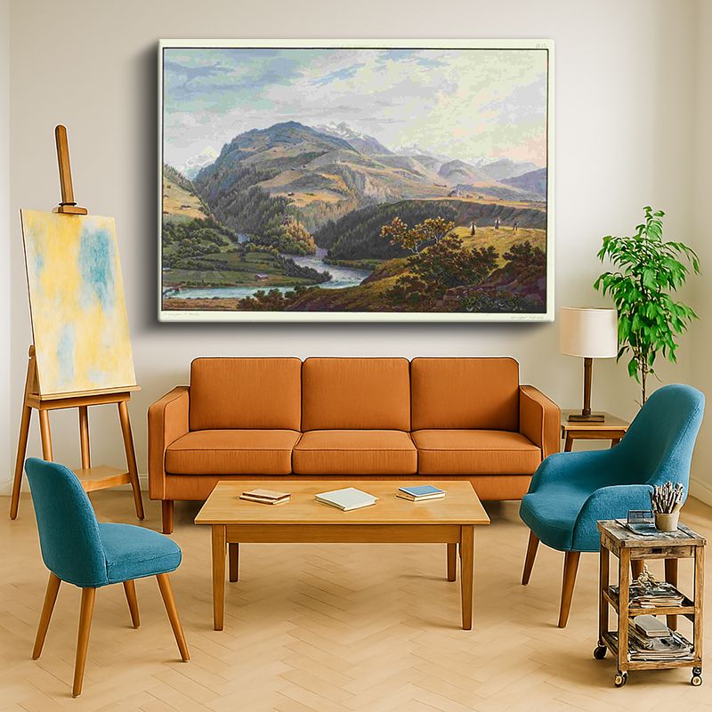 Ressam Kanvas Tablo 859