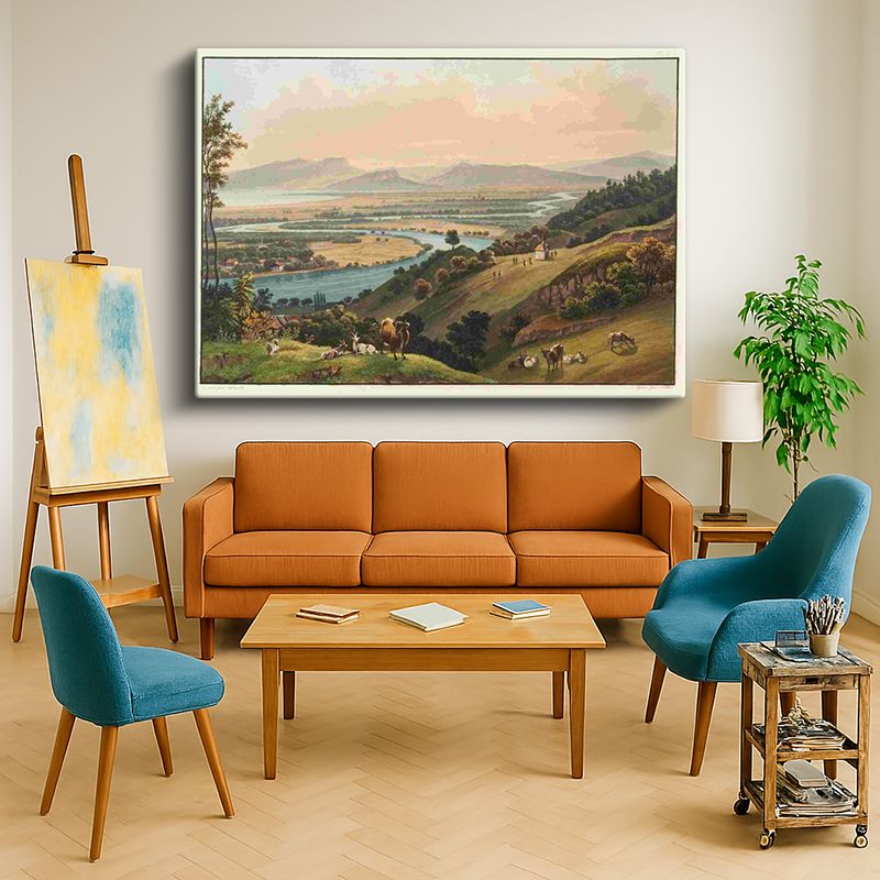 Ressam Kanvas Tablo 860