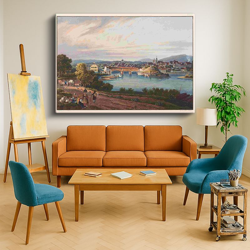 Ressam Kanvas Tablo 861