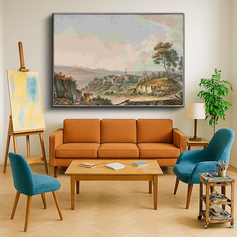 Ressam Kanvas Tablo 862