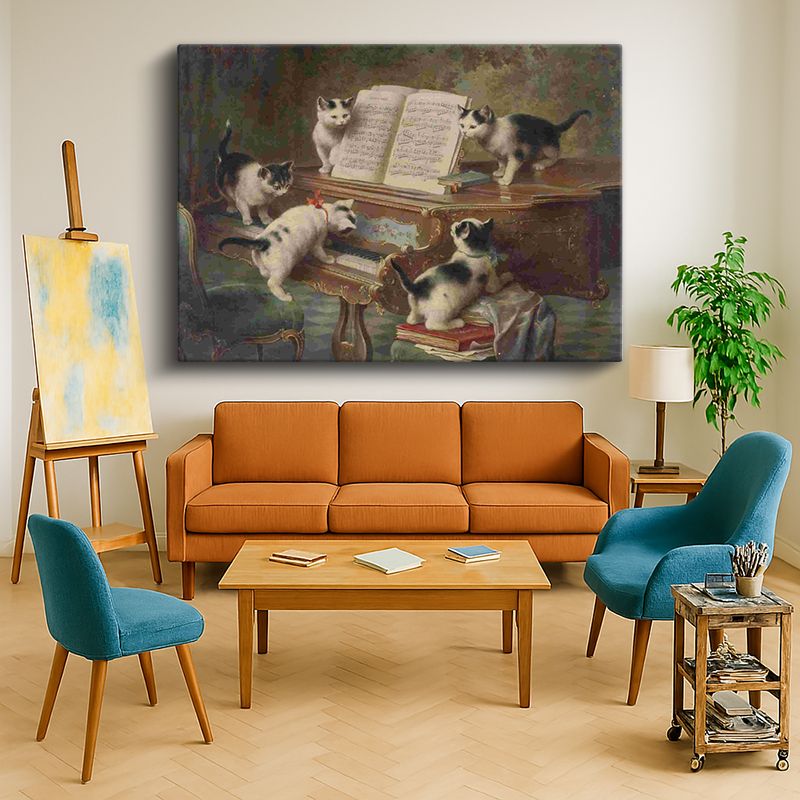 Ressam Kanvas Tablo 887