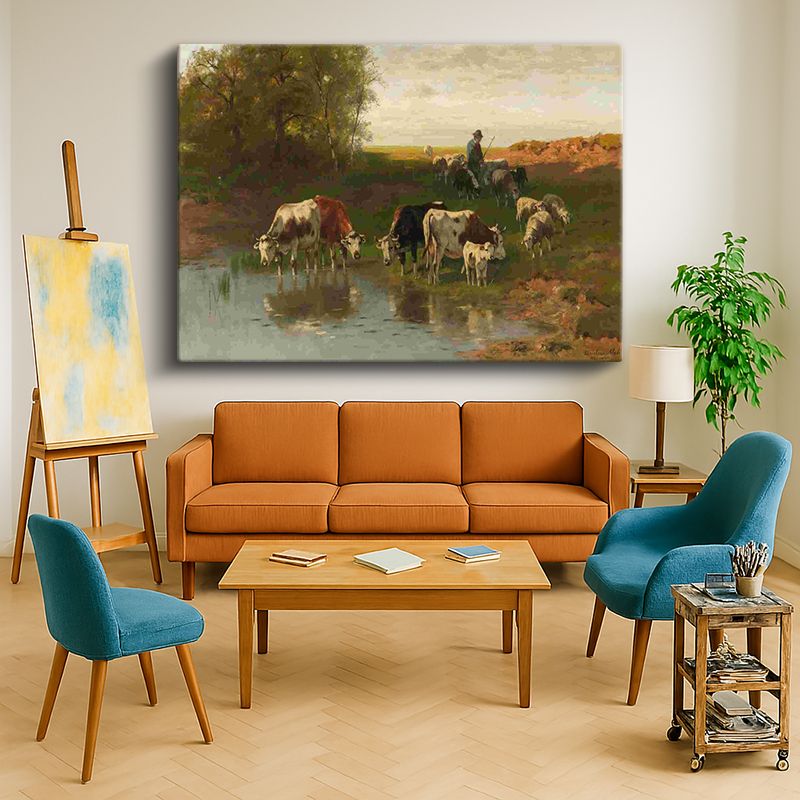 Ressam Kanvas Tablo 889