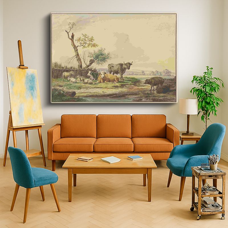 Ressam Kanvas Tablo 906