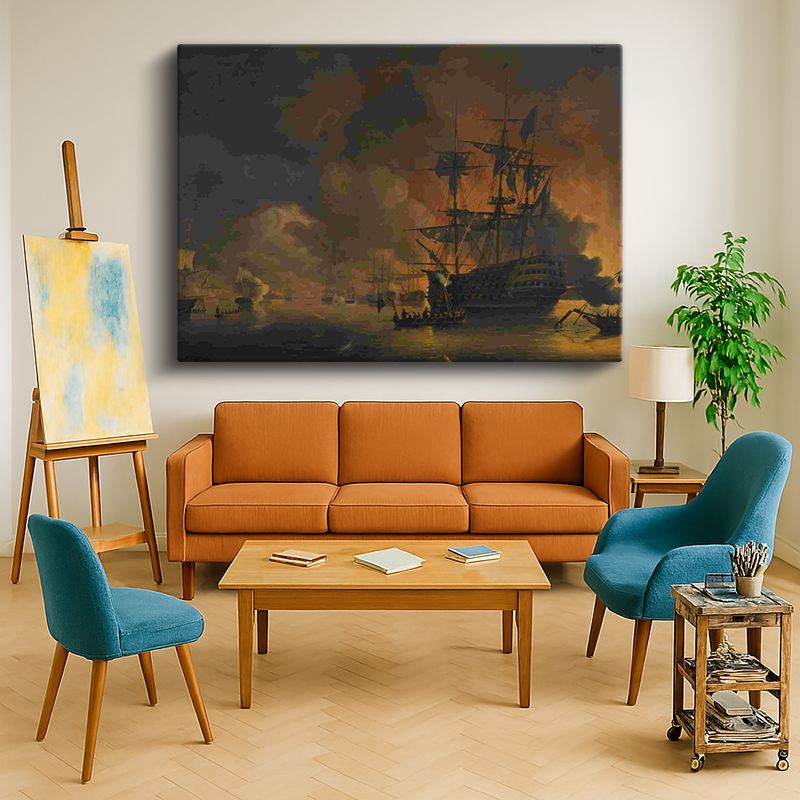 Ressam Kanvas Tablo 910