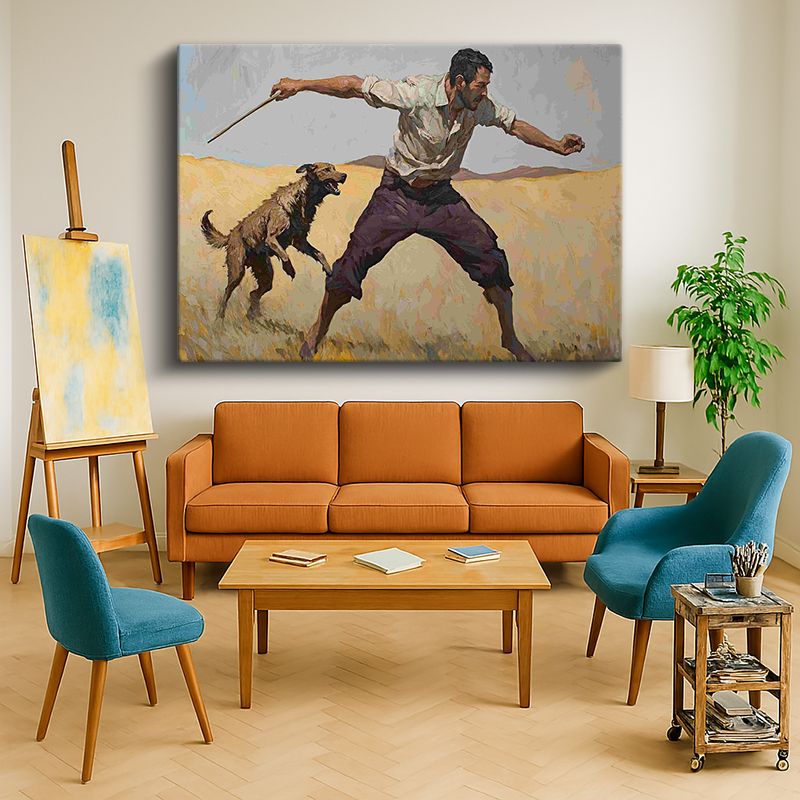 Ressam Kanvas Tablo 935