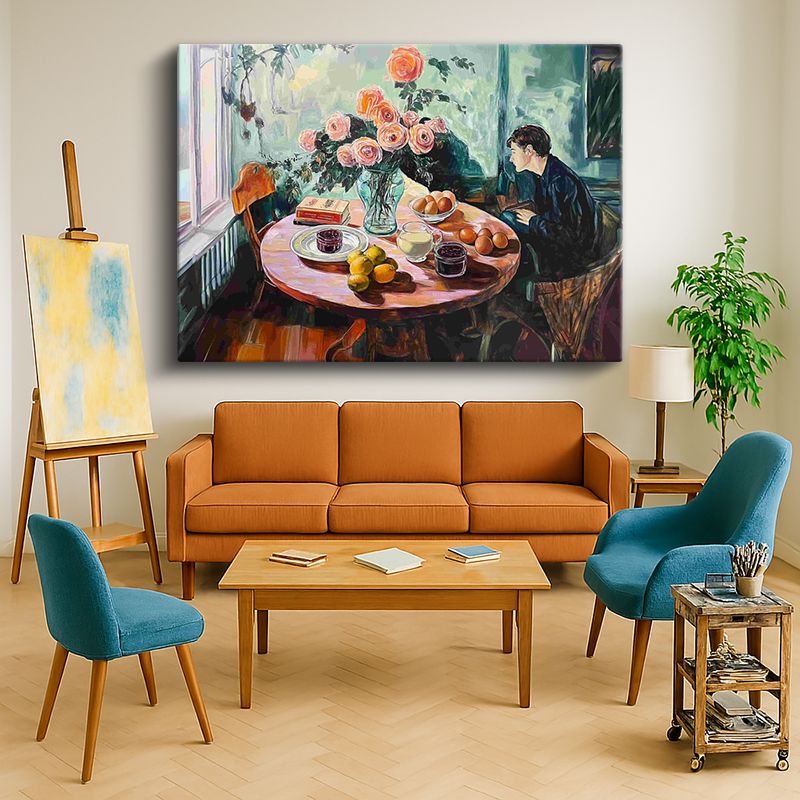 Ressam Kanvas Tablo 938