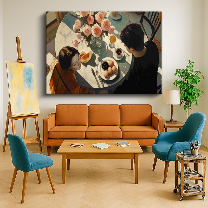 Ressam Kanvas Tablo 946