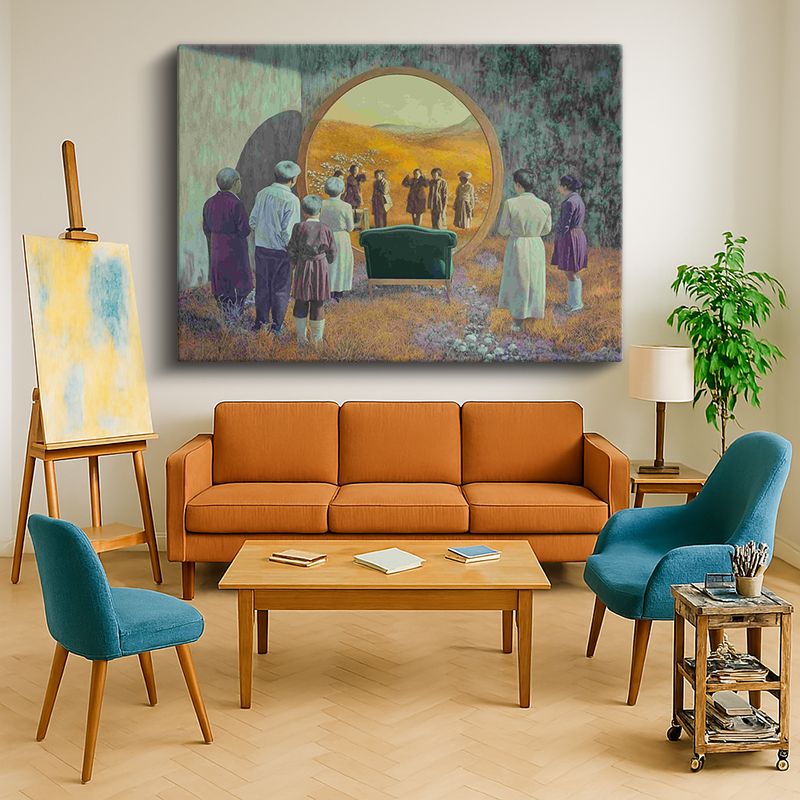 Ressam Kanvas Tablo 949