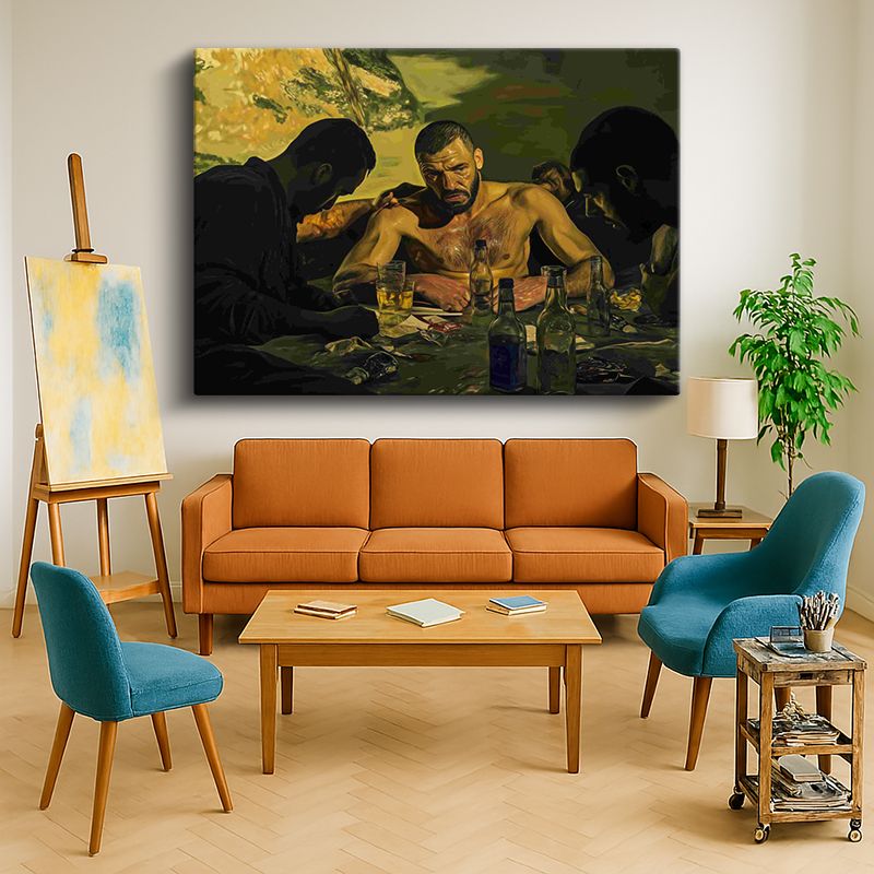 Ressam Kanvas Tablo 954