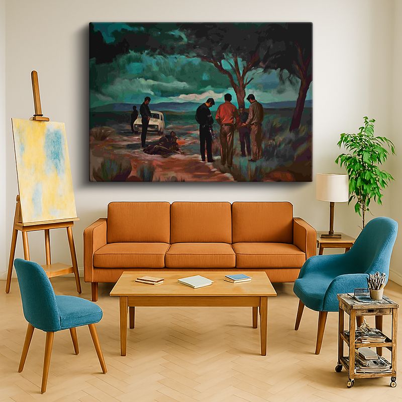 Ressam Kanvas Tablo 958