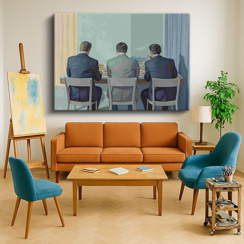 Ressam Kanvas Tablo 961