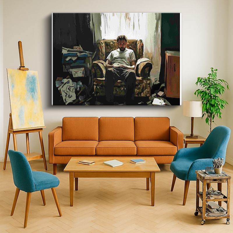 Ressam Kanvas Tablo 967