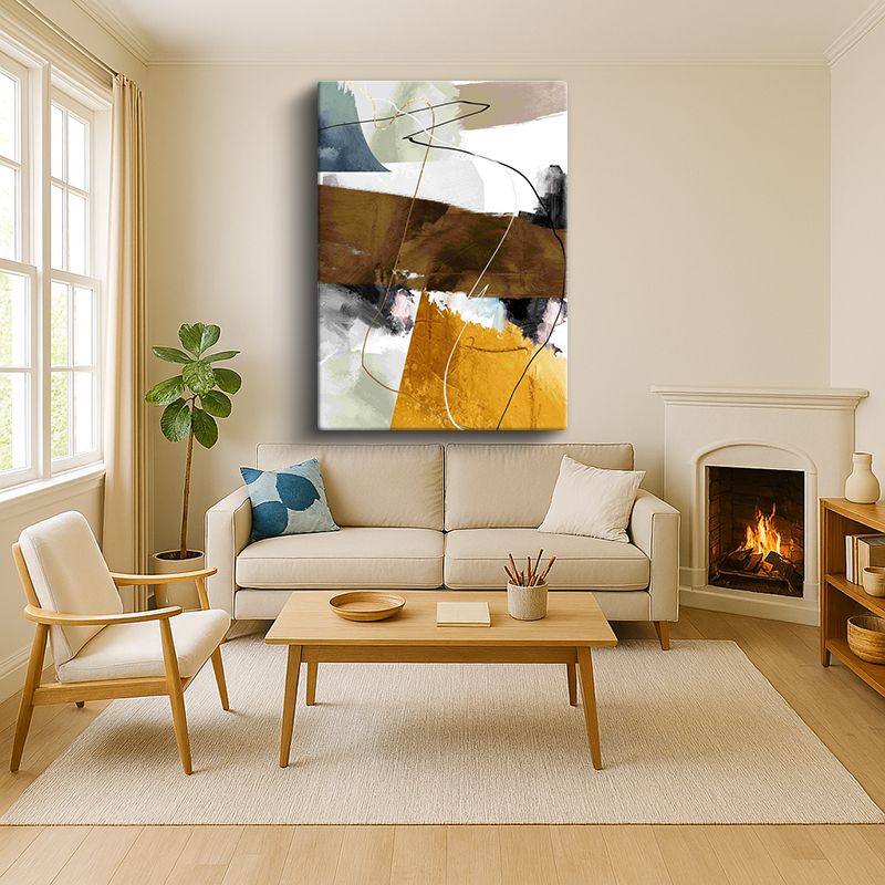 Sanatsal & Vektörel Kanvas Tablo 2