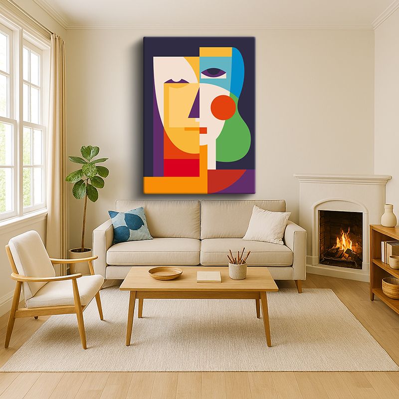 Sanatsal & Vektörel Kanvas Tablo 11