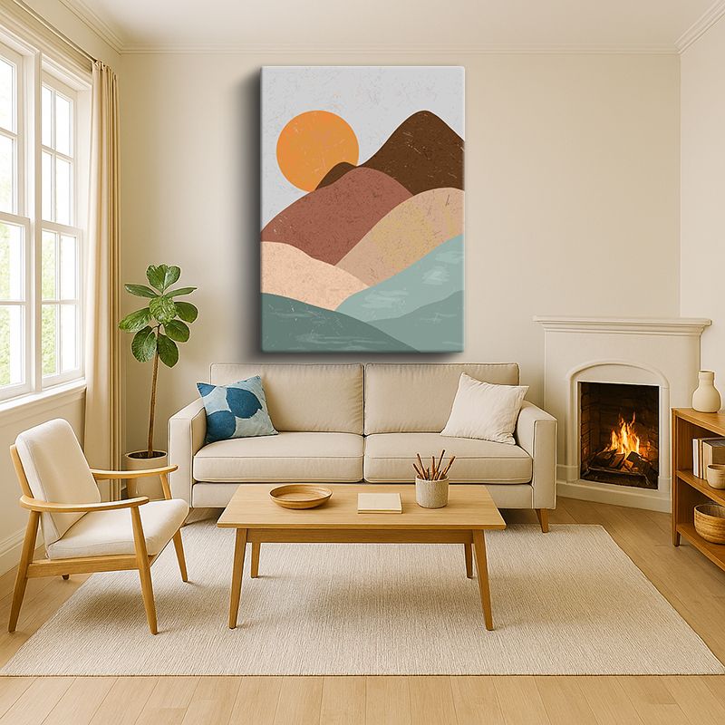 Sanatsal & Vektörel Kanvas Tablo 17