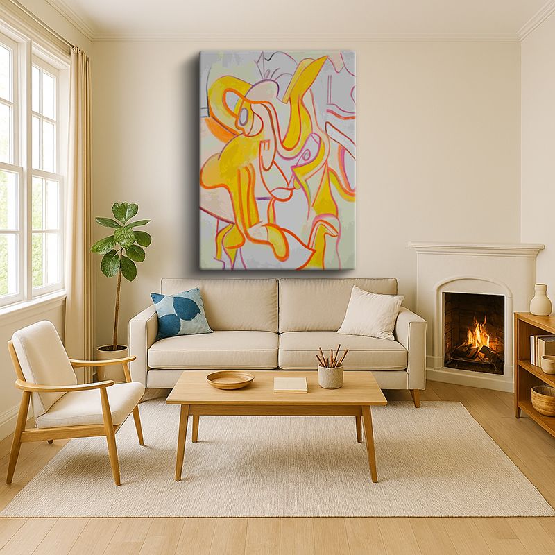 Sanatsal & Vektörel Kanvas Tablo 46