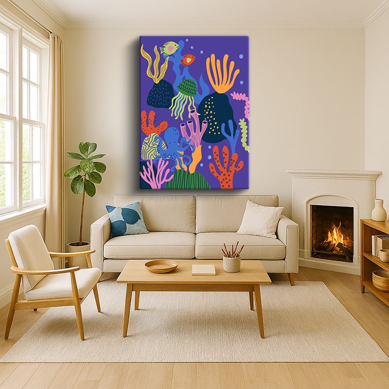 Sanatsal & Vektörel Kanvas Tablo 76