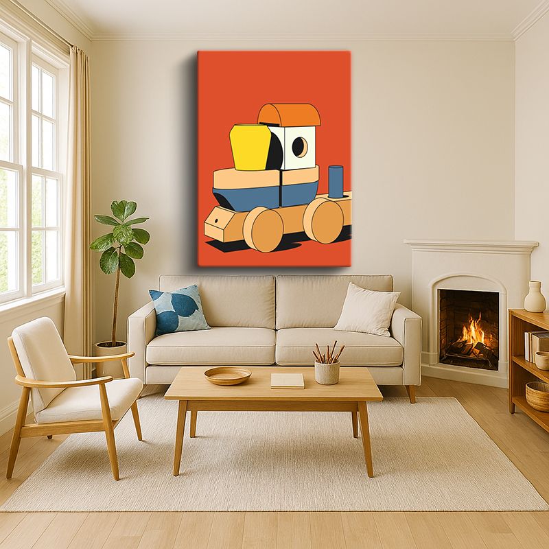 Sanatsal & Vektörel Kanvas Tablo 140