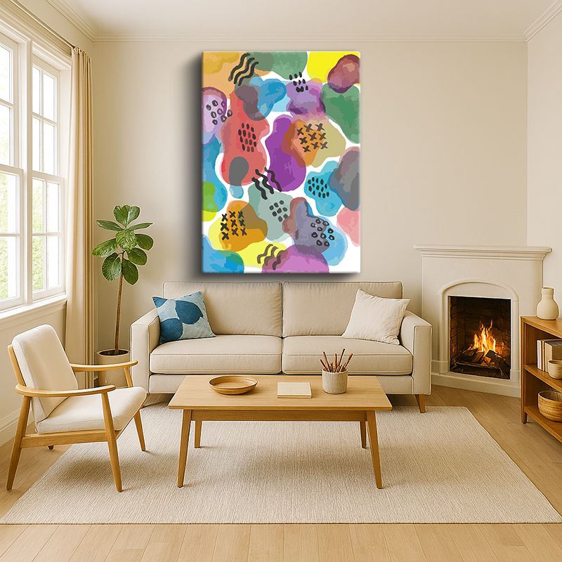 Sanatsal & Vektörel Kanvas Tablo 198