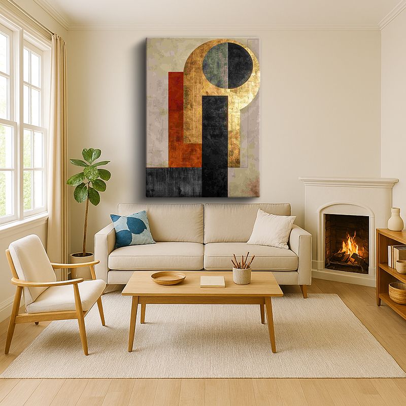 Sanatsal & Vektörel Kanvas Tablo 211