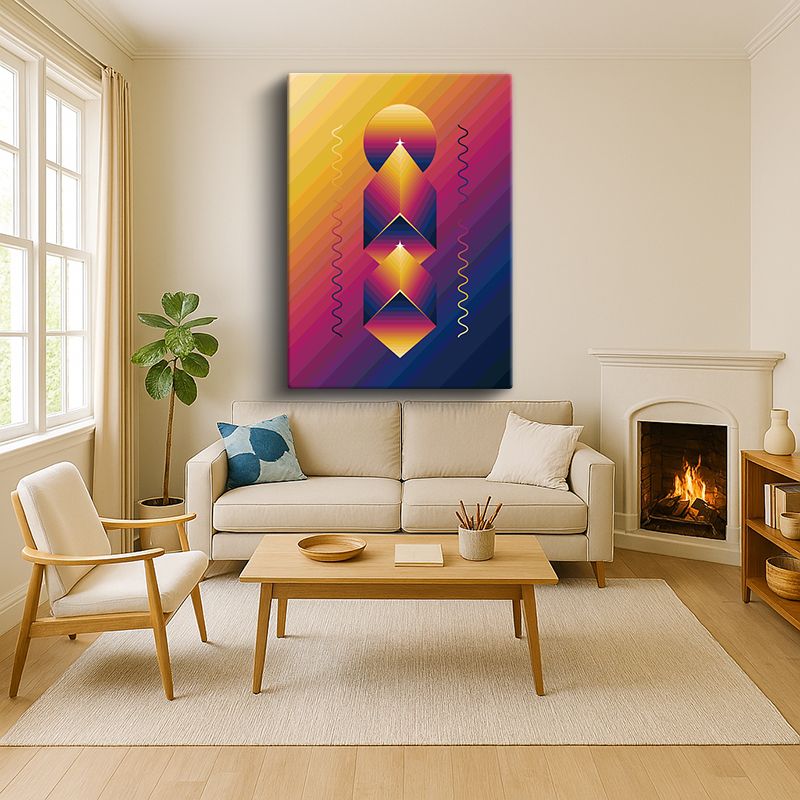 Sanatsal & Vektörel Kanvas Tablo 223