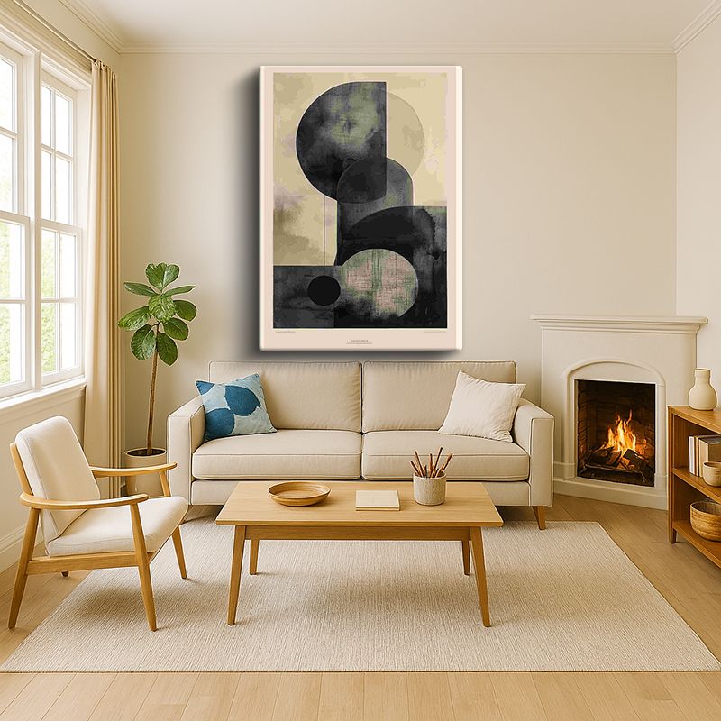 Sanatsal & Vektörel Kanvas Tablo 296