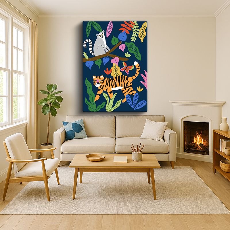 Sanatsal & Vektörel Kanvas Tablo 323