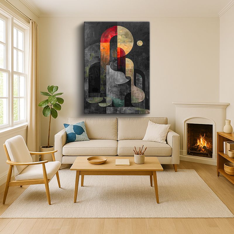 Sanatsal & Vektörel Kanvas Tablo 345