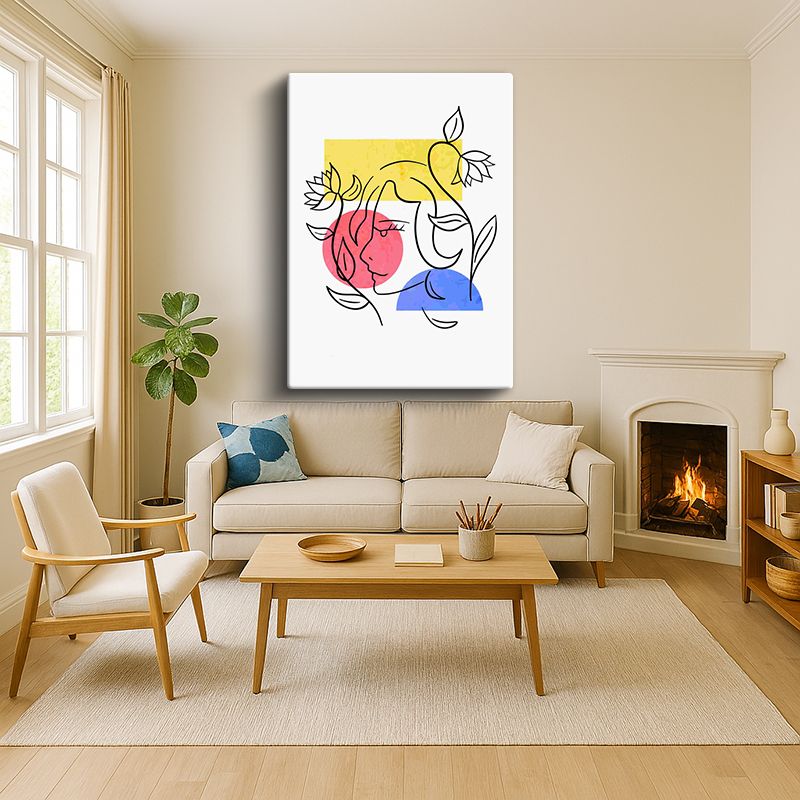 Sanatsal & Vektörel Kanvas Tablo 383