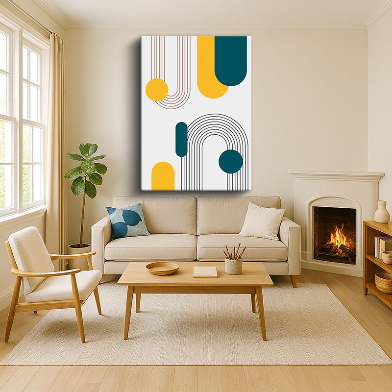 Sanatsal & Vektörel Kanvas Tablo 384