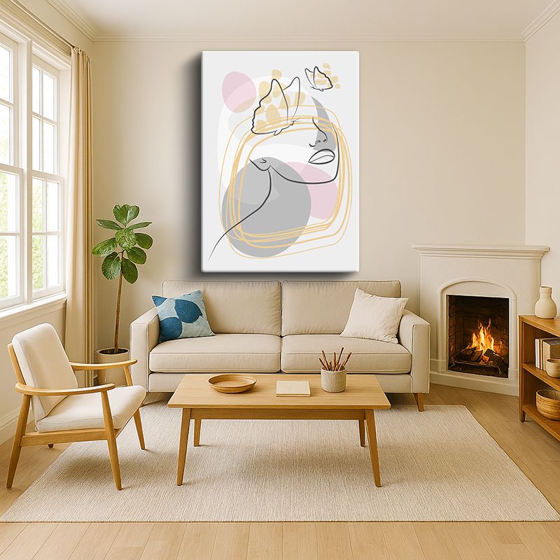 Sanatsal & Vektörel Kanvas Tablo 396