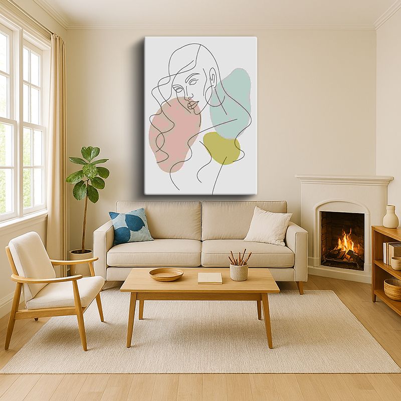 Sanatsal & Vektörel Kanvas Tablo 451