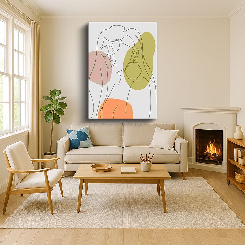 Sanatsal & Vektörel Kanvas Tablo 453