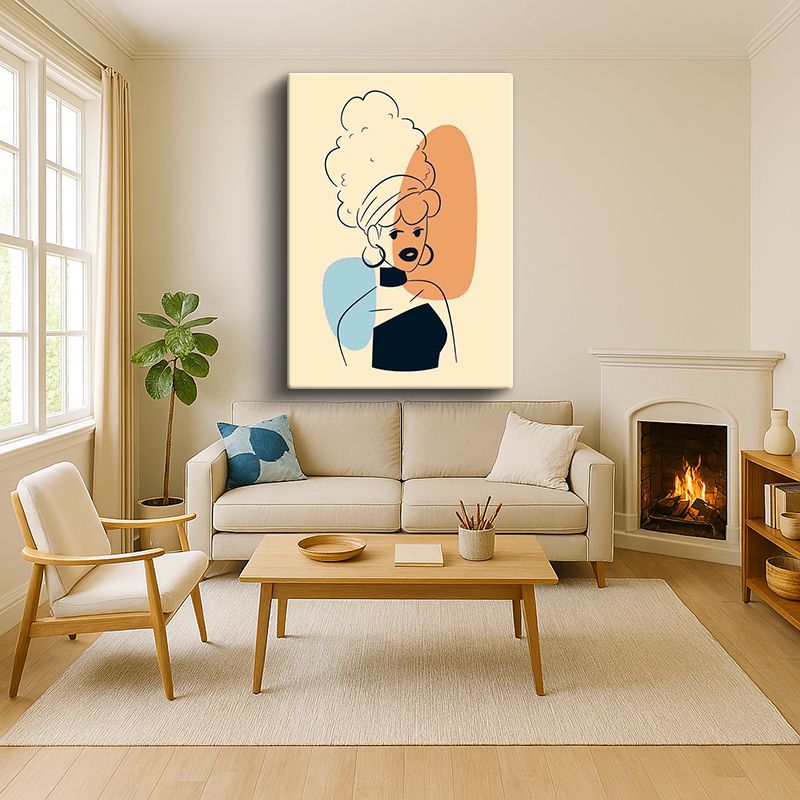 Sanatsal & Vektörel Kanvas Tablo 456