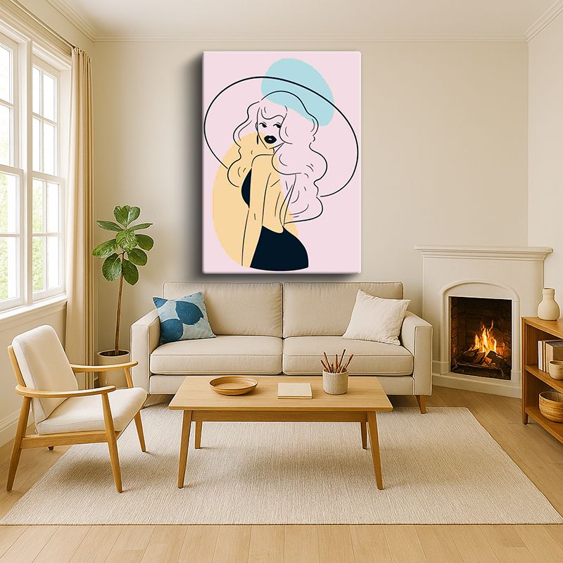 Sanatsal & Vektörel Kanvas Tablo 458