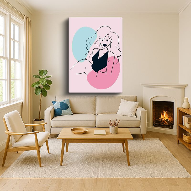 Sanatsal & Vektörel Kanvas Tablo 459