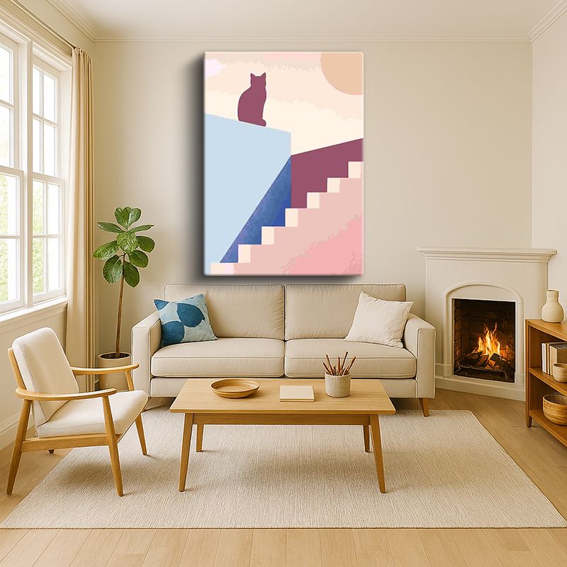 Sanatsal & Vektörel Kanvas Tablo 460