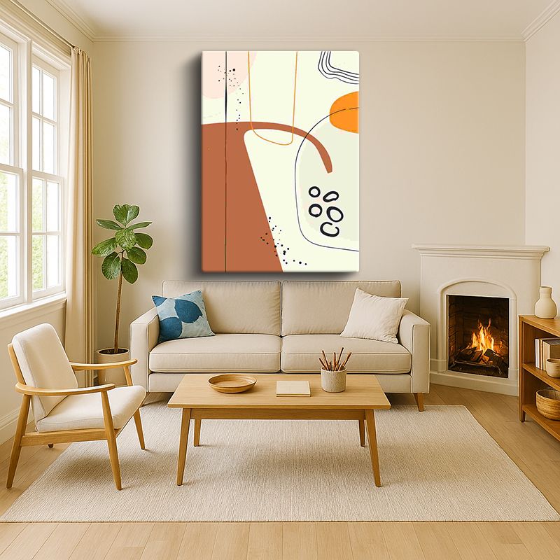 Sanatsal & Vektörel Kanvas Tablo 483