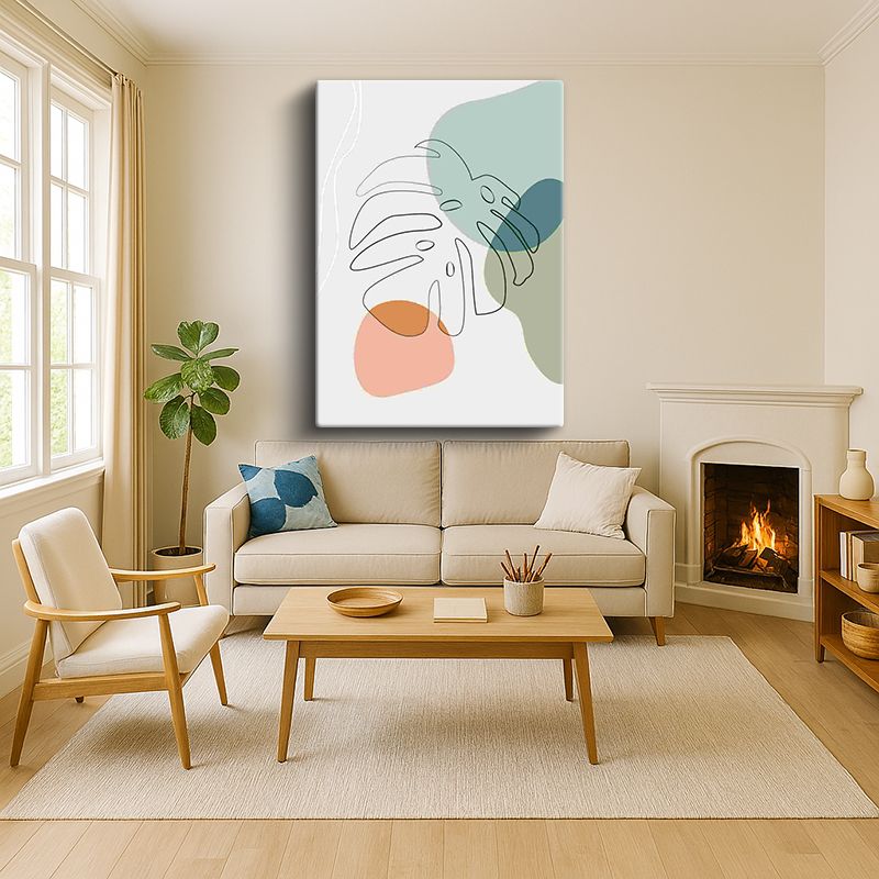 Sanatsal & Vektörel Kanvas Tablo 491