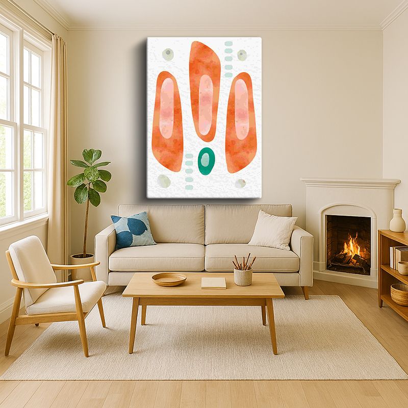 Sanatsal & Vektörel Kanvas Tablo 506