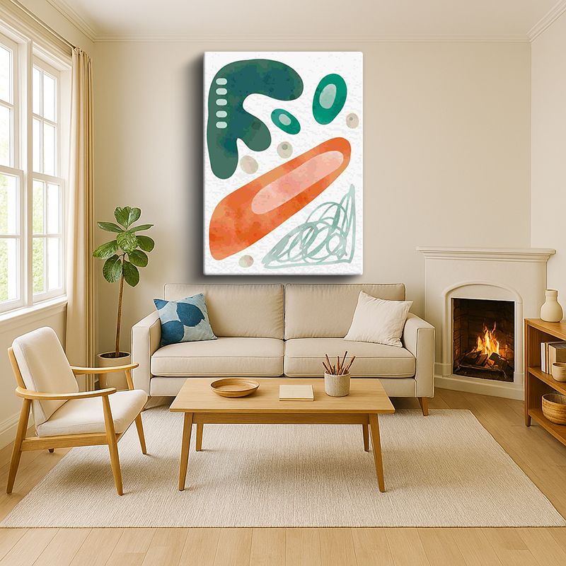 Sanatsal & Vektörel Kanvas Tablo 508