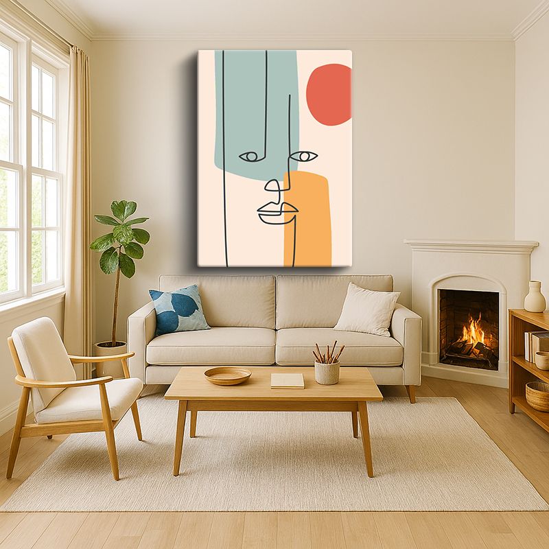 Sanatsal & Vektörel Kanvas Tablo 559