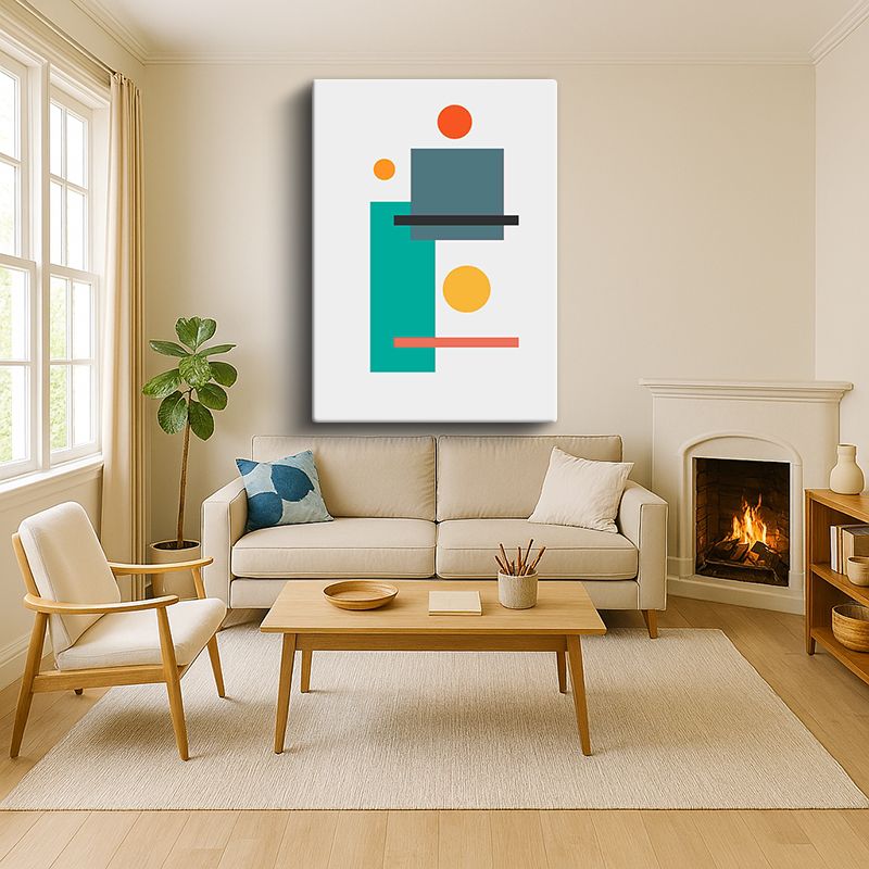 Sanatsal & Vektörel Kanvas Tablo 596