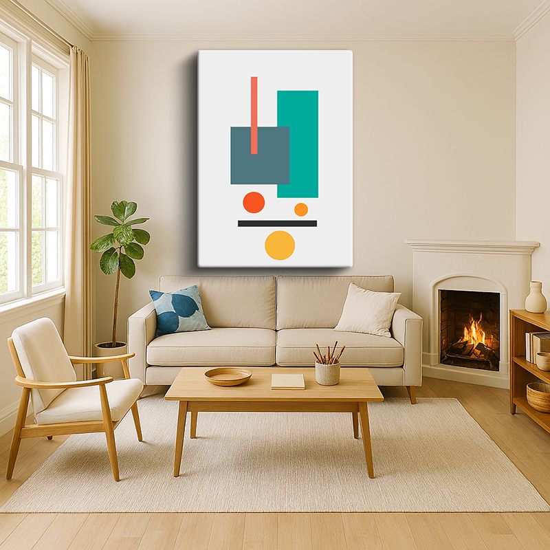 Sanatsal & Vektörel Kanvas Tablo 597