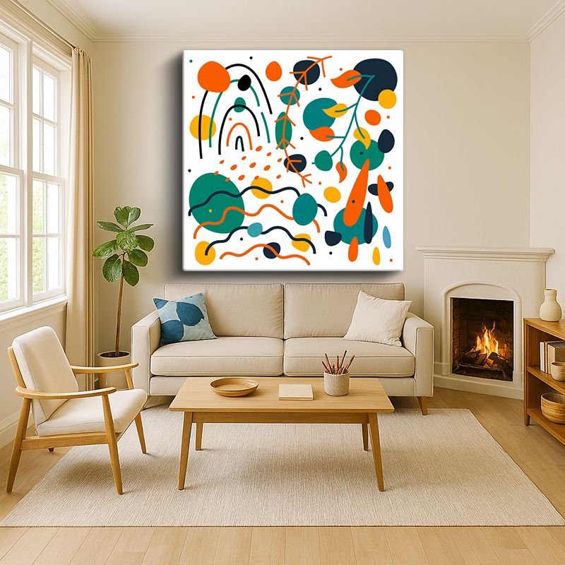 Sanatsal & Vektörel Kanvas Tablo 722