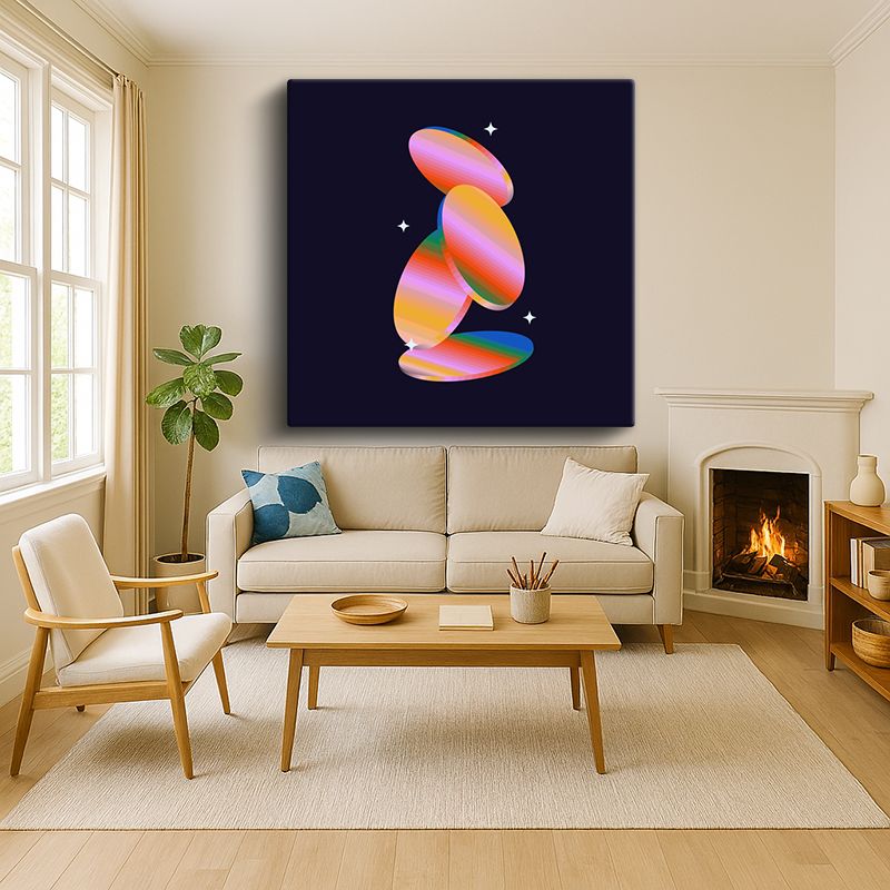 Sanatsal & Vektörel Kanvas Tablo 744