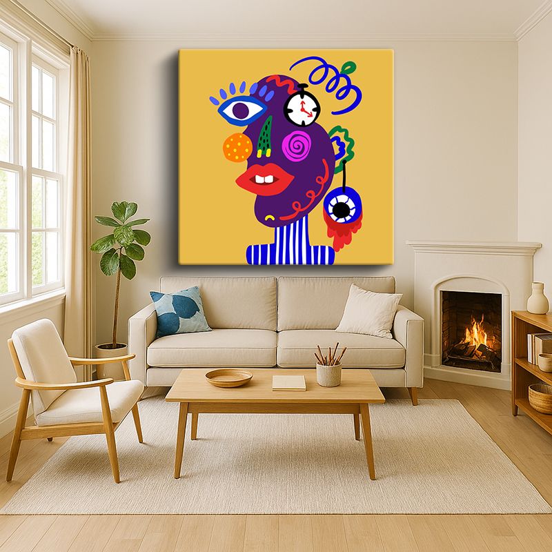 Sanatsal & Vektörel Kanvas Tablo 756