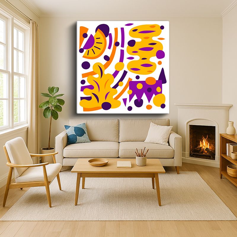 Sanatsal & Vektörel Kanvas Tablo 761