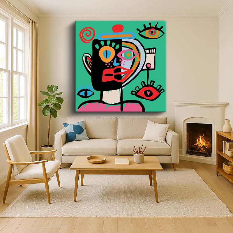 Sanatsal & Vektörel Kanvas Tablo 762