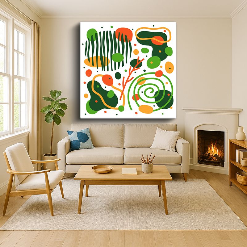 Sanatsal & Vektörel Kanvas Tablo 812